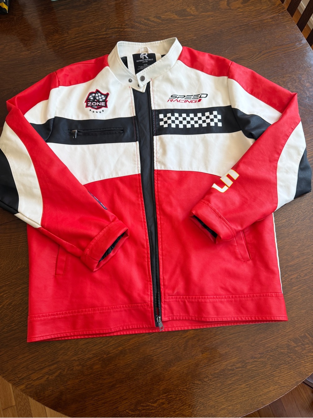 Refinery Republic Adult Racing Jacket - Picture 1 of 10